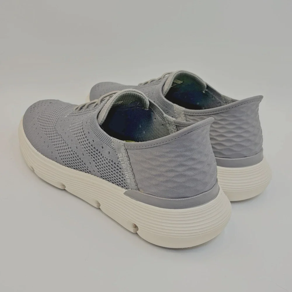 Skechers Garza Palma Men's 8.5 Slip Ins Charcoal Comfort Casual Memory Foam